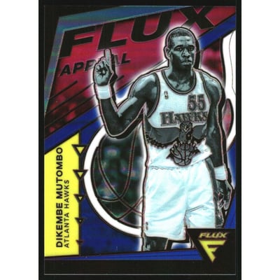 2020-21 Panini Flux Flux Appeal Blue #20 Dikembe Mutombo