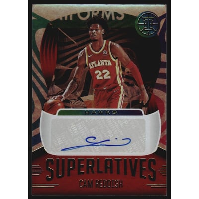 2020-21 Panini Illusions Superlatives Signatures #34 Cam Reddish