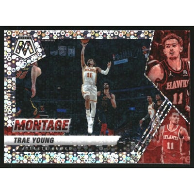 2020-21 Panini Mosaic Montage Fast Break #29 Trae Young