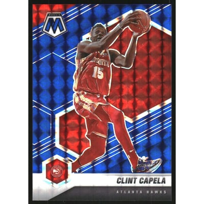 2020-21 Panini Mosaic Mosaic Blue #102 Clint Capela