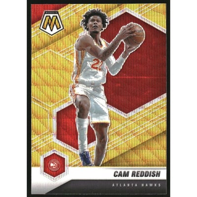 2020-21 Panini Mosaic Mosaic Gold Wave #137 Cam Reddish