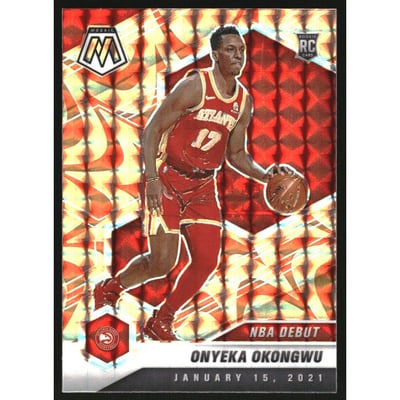 2020-21 Panini Mosaic Mosaic Reactive Orange #274 Onyeka Okongwu