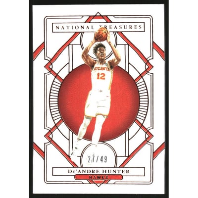 2020-21 Panini National Treasures Bronze #54 De'Andre Hunter