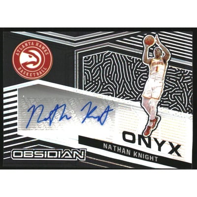 2020-21 Panini Obsidian Onyx Autographs #28 Nathan Knight/149