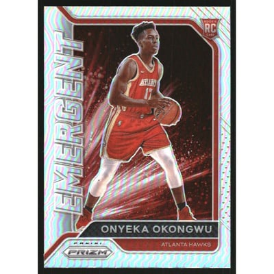 2020-21 Panini Prizm Emergent Prizms Silver #25 Onyeka Okongwu