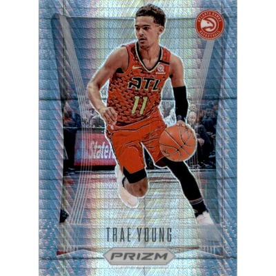 2020-21 Panini Prizm Prizm Flashback Prizms Hyper #13 Trae Young
