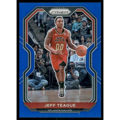 2020-21 Panini Prizm Prizms Blue #42 Jeff Teague