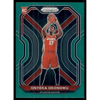 2020-21 Panini Prizm Prizms Green #260 Onyeka Okongwu
