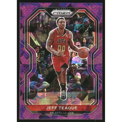 2020-21 Panini Prizm Prizms Purple Ice #42 Jeff Teague