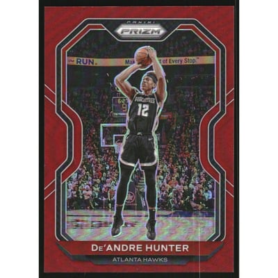 2020-21 Panini Prizm Prizms Red #38 De'Andre Hunter