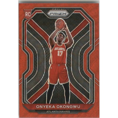 2020-21 Panini Prizm Prizms Ruby Wave #260 Onyeka Okongwu