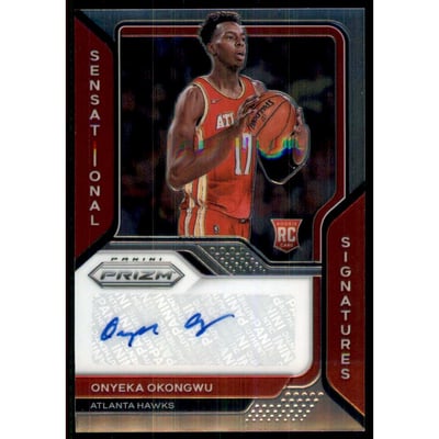 2020-21 Panini Prizm Sensational Signatures #86 Onyeka Okongwu