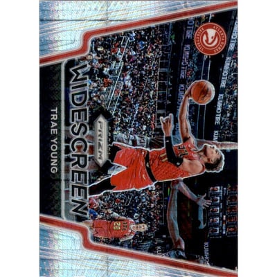 2020-21 Panini Prizm Widescreen Prizms Hyper #7 Trae Young