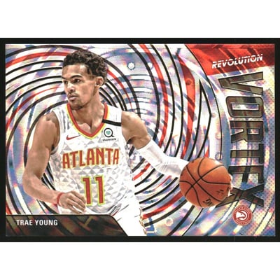 2020-21 Panini Revolution Vortex Fractal #15 Trae Young