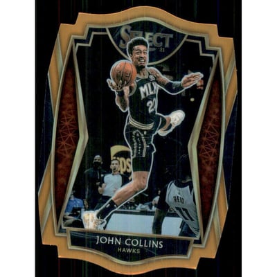 2020-21 Select Prizms Orange Die Cut #149 John Collins