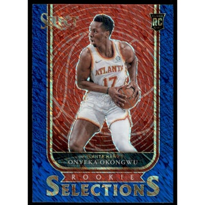 2020-21 Select Rookie Selections Prizms Blue #18 Onyeka Okongwu