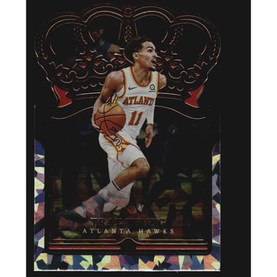 2021-22 Crown Royale Crystal #67 Trae Young