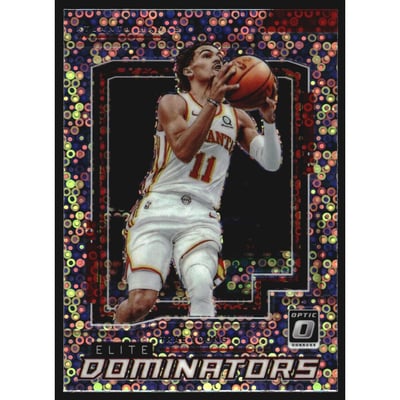 2021-22 Donruss Optic Elite Dominators Holo Fast Break #11 Trae Young