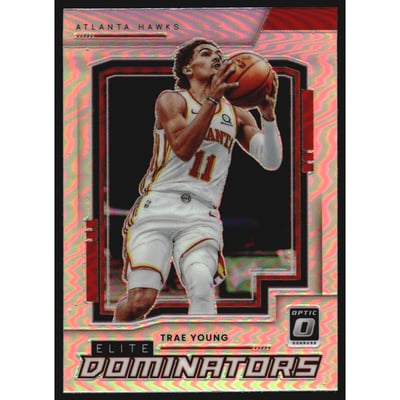 2021-22 Donruss Optic Elite Dominators Holo #11 Trae Young