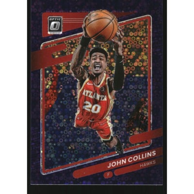 2021-22 Donruss Optic Fast Break Purple #129 John Collins