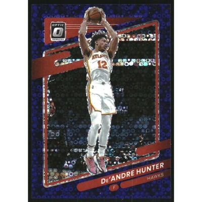 2021-22 Donruss Optic Fast Break Purple #13 De'Andre Hunter
