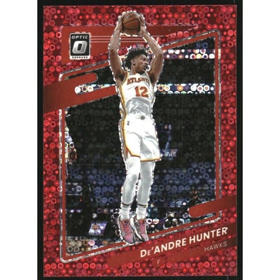 2021-22 Donruss Optic Fast Break Red #13 De'Andre Hunter