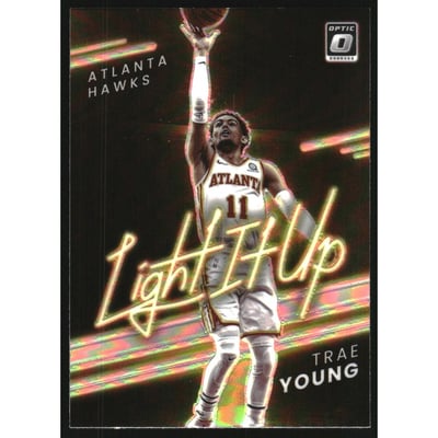 2021-22 Donruss Optic Light It Up Holo #3 Trae Young