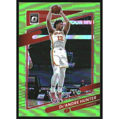 2021-22 Donruss Optic Lime Green #13 De'Andre Hunter