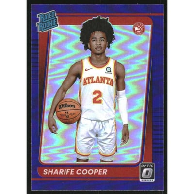 2021-22 Donruss Optic Purple #158 Sharife Cooper