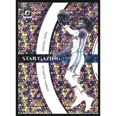 2021-22 Donruss Optic Star Gazing Holo Fast Break #14 Trae Young