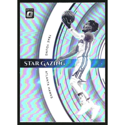 2021-22 Donruss Optic Star Gazing Holo #14 Trae Young