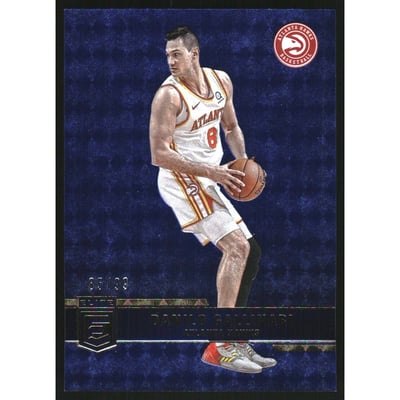 2021-22 Elite Blue #37 Danilo Gallinari