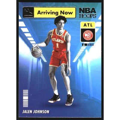 2021-22 Hoops Arriving Now #23 Jalen Johnson