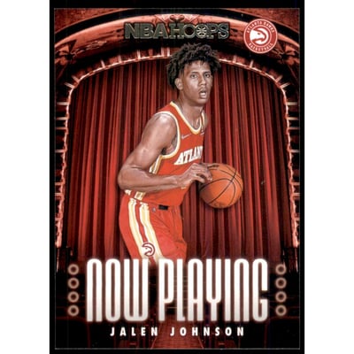 2021-22 Hoops Now Playing #20 Jalen Johnson
