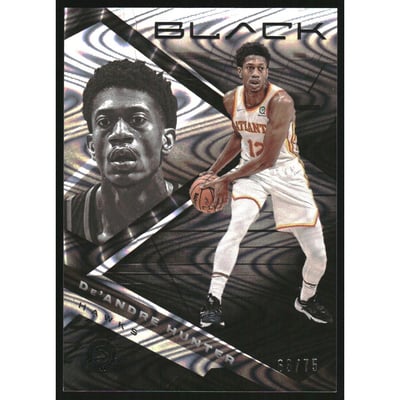 2021-22 Panini Black Silver #22 De'Andre Hunter