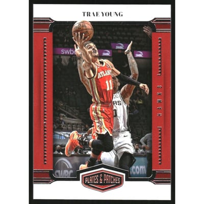 2021-22 Panini Chronicles #434 Trae Young/Plates and Patches