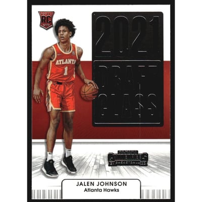 2021-22 Panini Contenders '21 Draft Class Contenders #20 Jalen Johnson