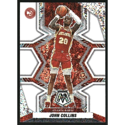 2021-22 Panini Mosaic White Sparkle #52 John Collins