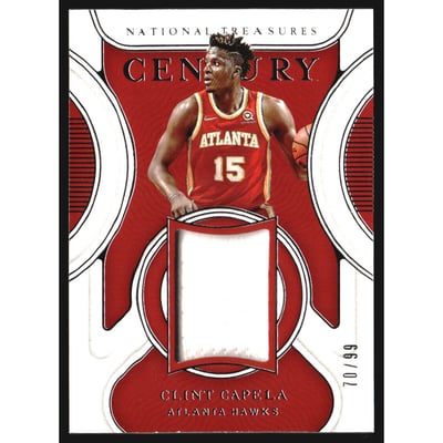 2021-22 Panini National Treasures Century Materials #26 Clint Capela