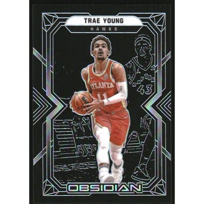 2021-22 Panini Obsidian #11 Trae Young