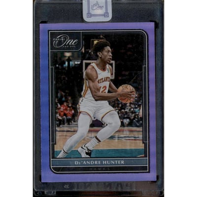 2021-22 Panini One and One Purple #76 De'Andre Hunter