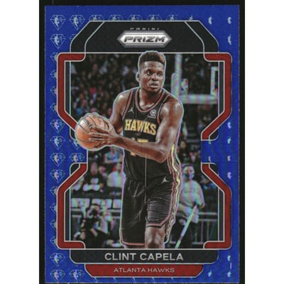 2021-22 Panini Prizm Prizms NBA 75th Anniversary #187 Clint Capela