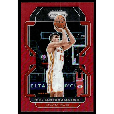 2021-22 Panini Prizm Prizms Red #149 Bogdan Bogdanovic