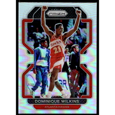 2021-22 Panini Prizm Prizms Silver #252 Dominique Wilkins