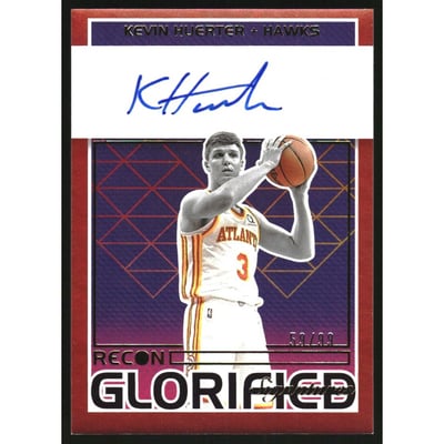 2021-22 Panini Recon Glorified Signatures Red #38 Kevin Huerter/99