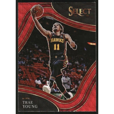 2021-22 Select Prizms Red Wave #215 Trae Young