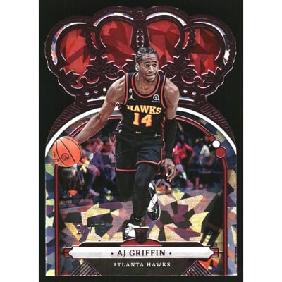 2022-23 Crown Royale Crystal Pink #46 AJ Griffin