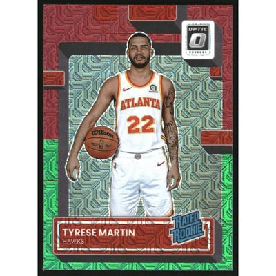 2022-23 Donruss Optic Choice Red and Green #234 Tyrese Martin RR