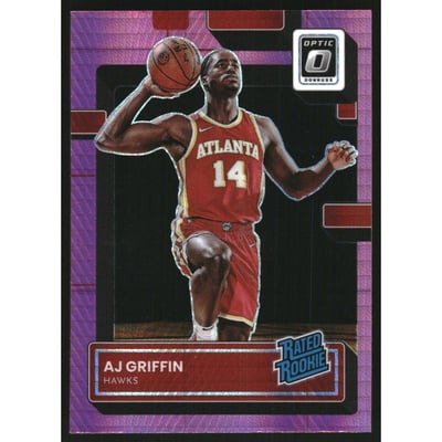 2022-23 Donruss Optic Hyper Pink #204 AJ Griffin RR