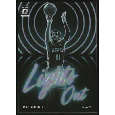 2022-23 Donruss Optic Lights Out Holo #8 Trae Young